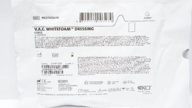 KCI M6275034/10 V.A.C. Whitefoam Dressing, Large (x)